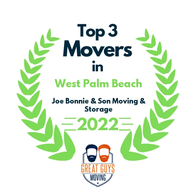 Top 3 Movers in Pompano Beach, FL 2022 award