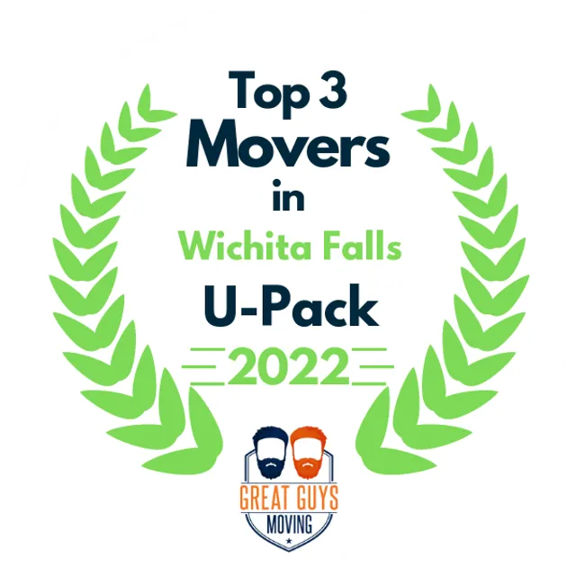 Top 3 Movers in Wichita Falls, TX 2022 award