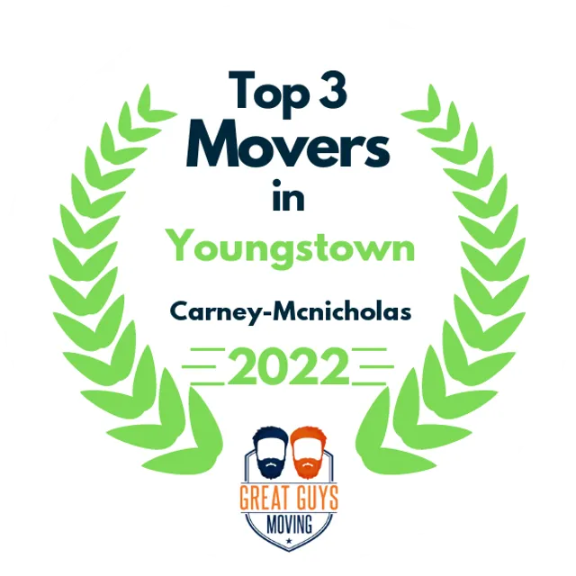 Top 3 Movers in Youngstown, OH 2022 award