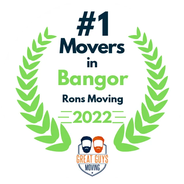 #1 Ranked Movers in Bangor, ME 2022 award