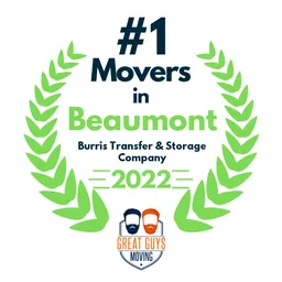 top ranked movers in beaumont 2022 burris transfer storage company image