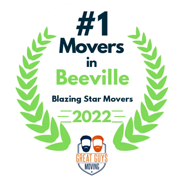 #1 Ranked Movers in Corpus Christi, TX 2022 award