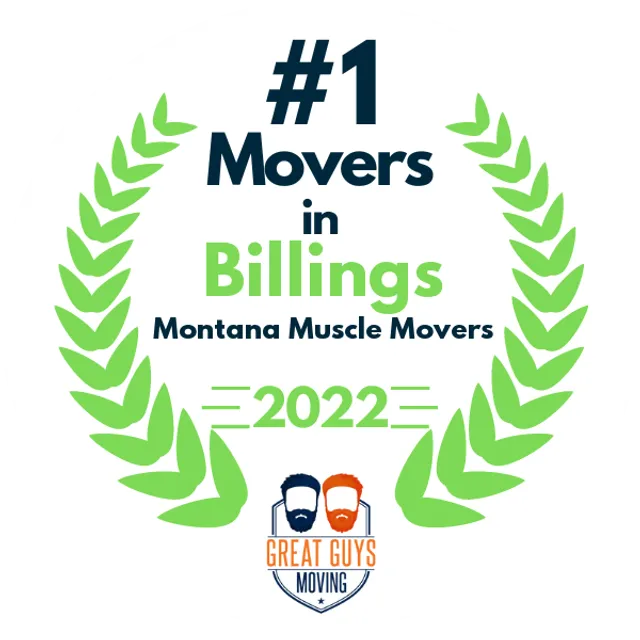 #1 Ranked Movers in Billings, MT 2022 award