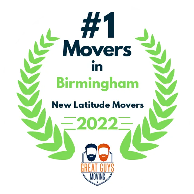 #1 Ranked Movers in Birmingham, AL 2022 award