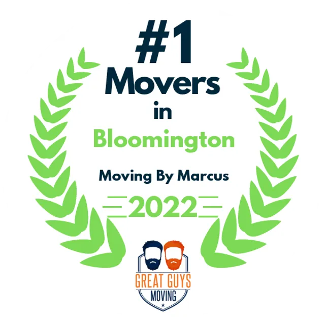 #1 Ranked Movers in Bloomington, IL 2022 award