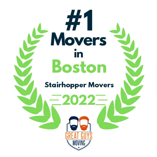 #1 Ranked Movers in Boston, MA 2022 award