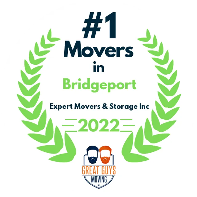 #1 Ranked Movers in Bridgeport, CT 2022 award