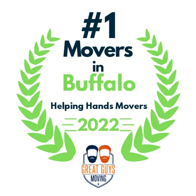 #1 Ranked Movers in Buffalo, NY 2022 award