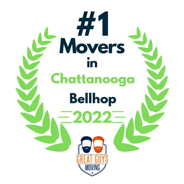 #1 Ranked Movers in Chattanooga, TN 2022 award