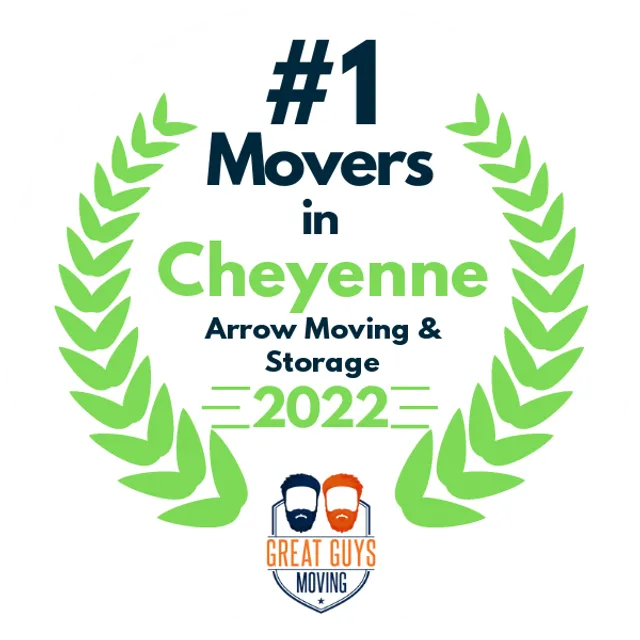 #1 Ranked Movers in Cheyenne, WY 2022 award