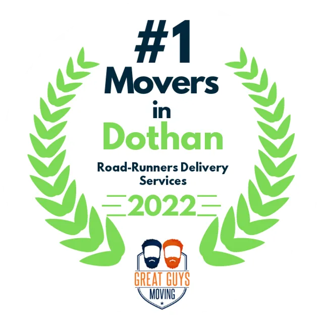 #1 Ranked Movers in Dothan, AL 2022 award