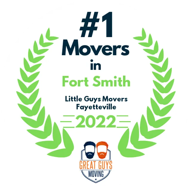 #1 Ranked Movers in Fort Smith, AR 2022 award