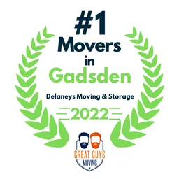 top ranked movers in gadsden 2022 delaneys moving storage image