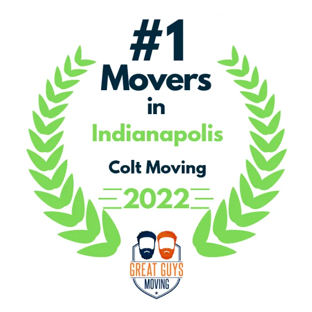 #1 Ranked Movers in Indianapolis, IN 2022 award