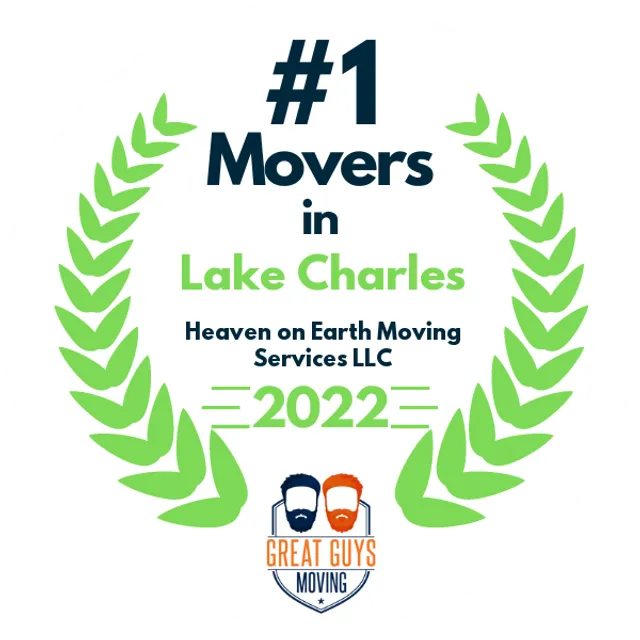 #1 Ranked Movers in Lafayette, LA 2022 award