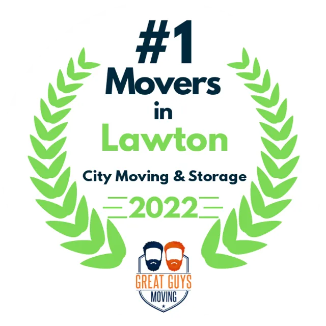 #1 Ranked Movers in Oklahoma City, OK 2022 award