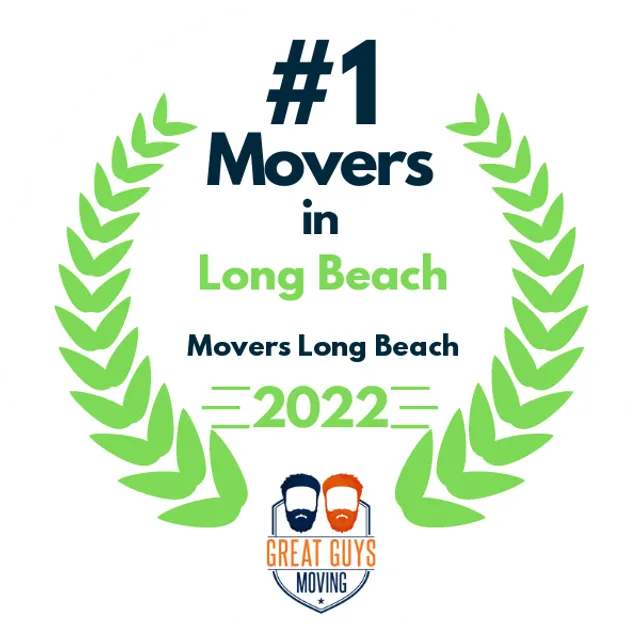 #1 Ranked Movers in Long Beach, CA 2022 award