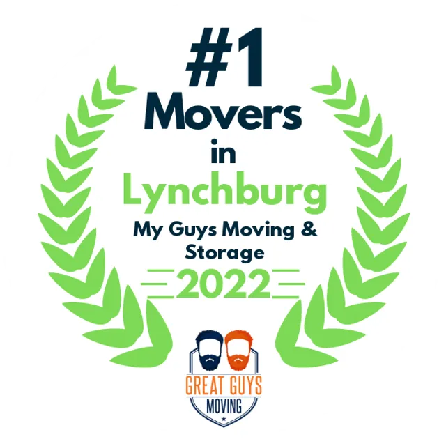 #1 Ranked Movers in Alexandria, VA 2022 award