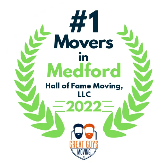 #1 Ranked Movers in Salem, OR 2022 award