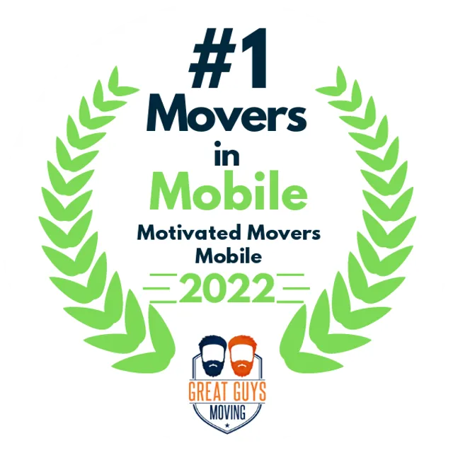 #1 Ranked Movers in Mobile, AL 2022 award