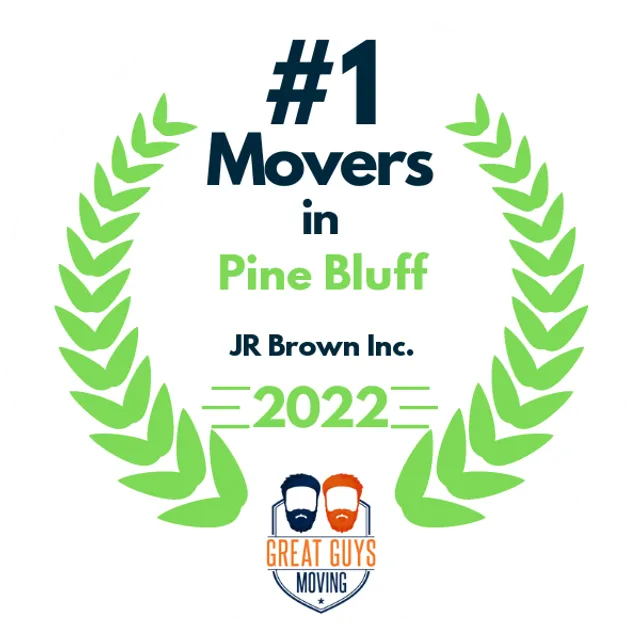 #1 Ranked Movers in Little Rock, AR 2022 award