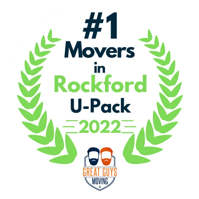 #1 Ranked Movers in Rockford, IL 2022 award