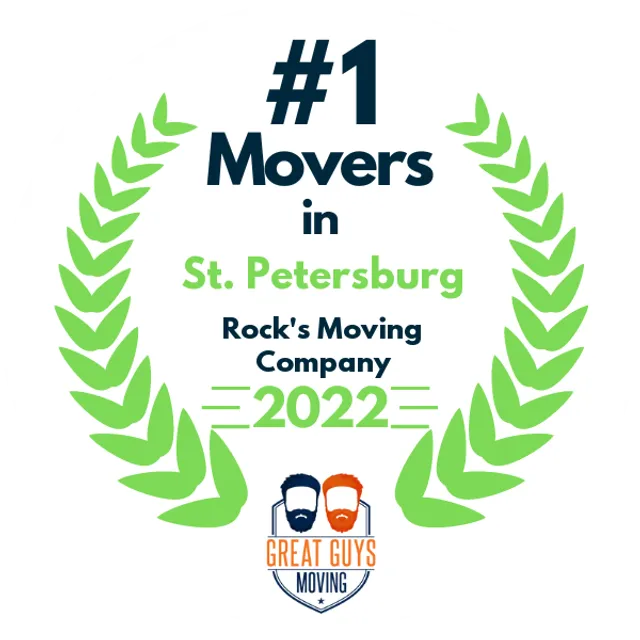 #1 Ranked Movers in Tampa, FL 2022 award