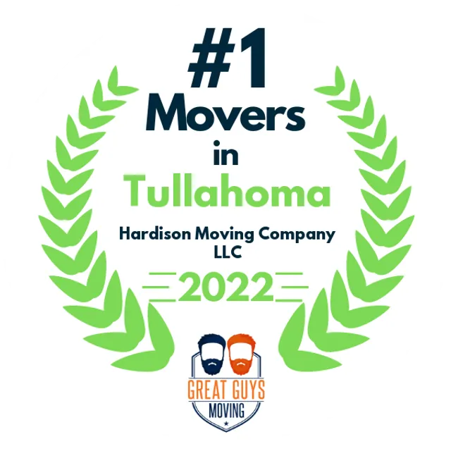 #1 Ranked Movers in Shelbyville, TN 2022 award