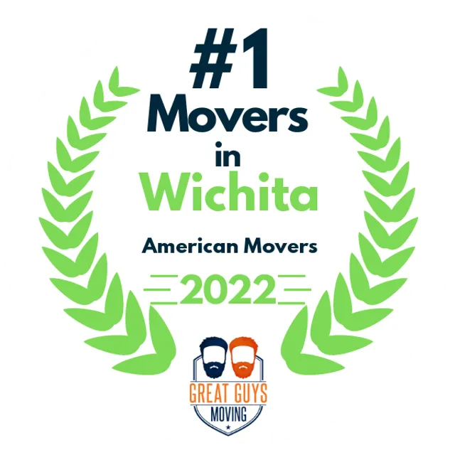 #1 Ranked Movers in Wichita, KS 2022 award