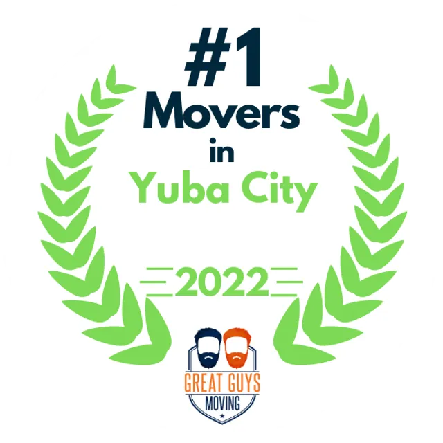 #1 Ranked Movers in Sacramento, CA 2022 award