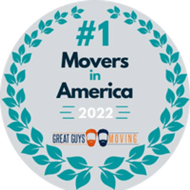 #1 Ranked Movers in America 2022 award