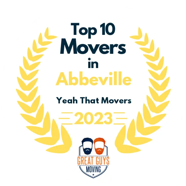 Top 10 Movers in Columbia, SC 2023 award