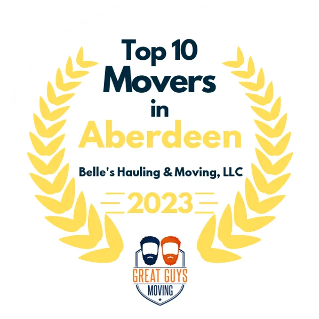 Top 10 Movers in Baltimore, MD 2023 award