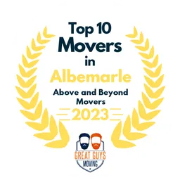 top 10 ranked movers in albemarle 2023 above and beyond movers image