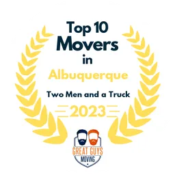 top 10 ranked movers in albuquerque 2023 two men and a truck image