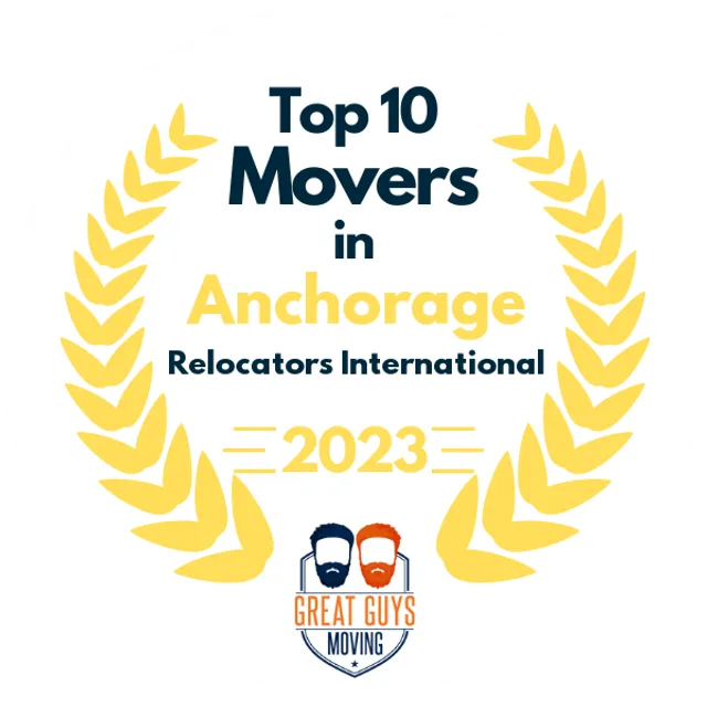 Top 10 Movers in Anchorage, AK 2023 award