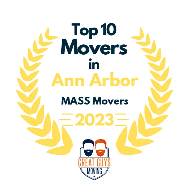 Top 10 Movers in Grand Rapids, MI 2023 award