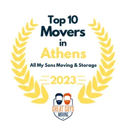 top 10 ranked movers in athens 2023 all my sons moving storage image