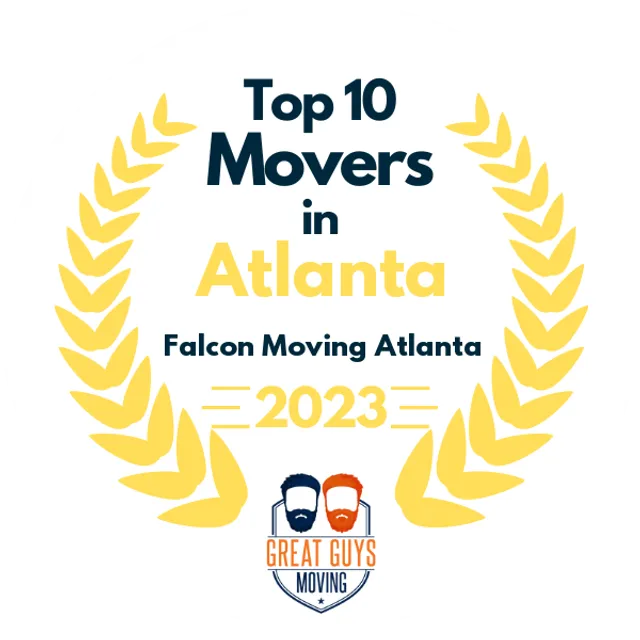 Top 10 Movers in Atlanta, GA 2023 award