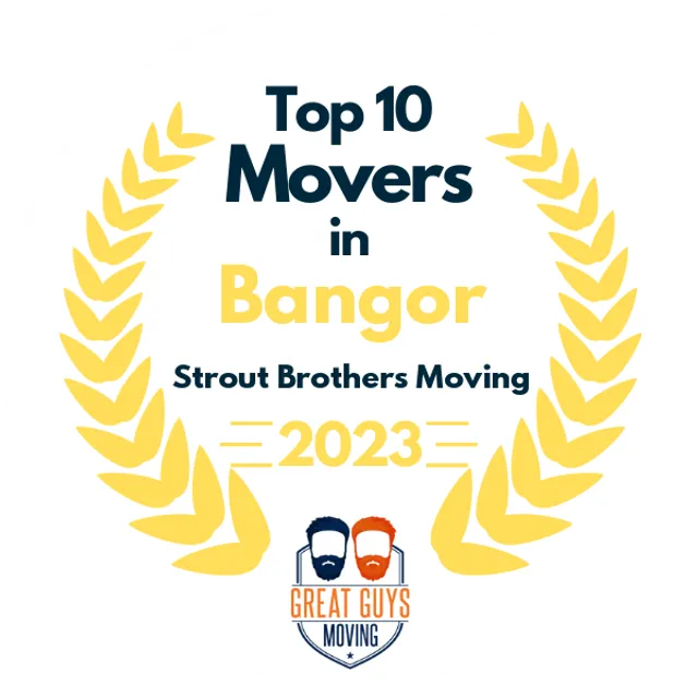 Top 10 Movers in Bangor, ME 2023 award