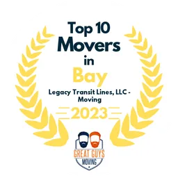 top 10 ranked movers in bay 2023 legacy transit lines llc moving image