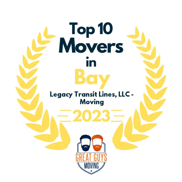 Top 10 Movers in Fayetteville, AR 2023 award