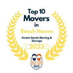 top 10 ranked movers in beach haven 2023 avant garde moving storage image