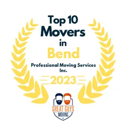 top 10 ranked movers in bend 2023 professional moving services inc image