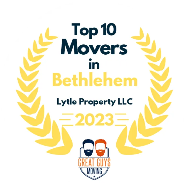 Top 10 Movers in Allentown, PA 2023 award