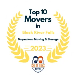 top 10 ranked movers in black river falls 2023 daymakers moving storage image