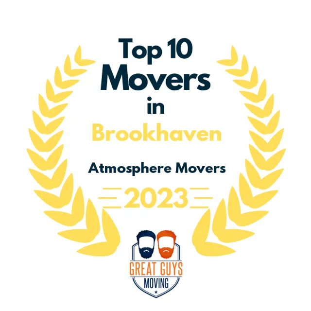 Top 10 Movers in Zachary, LA 2023 award