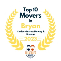 top 10 ranked movers in bryan 2023 conlee garrett moving storage image