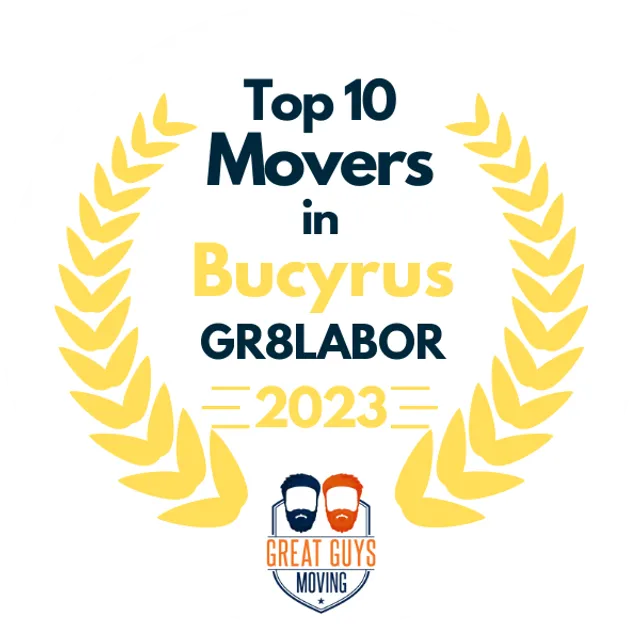 Top 10 Movers in Columbus, OH 2023 award