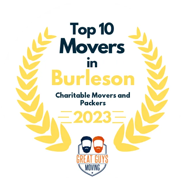 Top 10 Movers in Mansfield, TX 2023 award